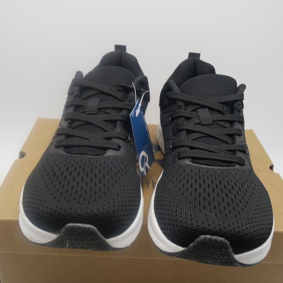 NEW Ortho+rest Men's 8 Shoes Pain Relief Running Sneakers Wide Toe Box BLACK - Picture 5 of 10